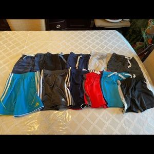 Lot of 11 Boys Shorts, Mesh, Sweats